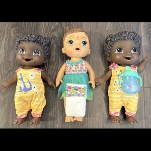 Lot Of 3 Baby Alive Baby Dolls Great Condition Fast Shipping!